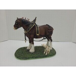 Anheuser-Busch Clydesdale Collection "Full Parade Dress" Horse DAMAGED